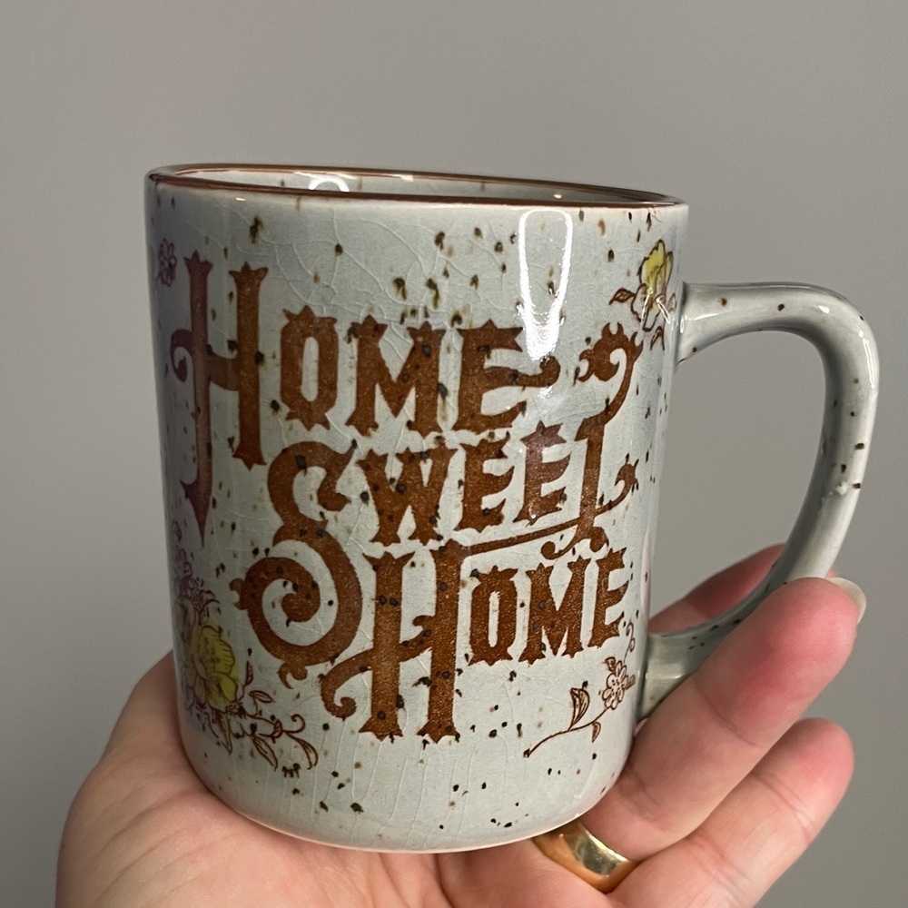 Vintage 1970s Home Sweet Home Gray Japan